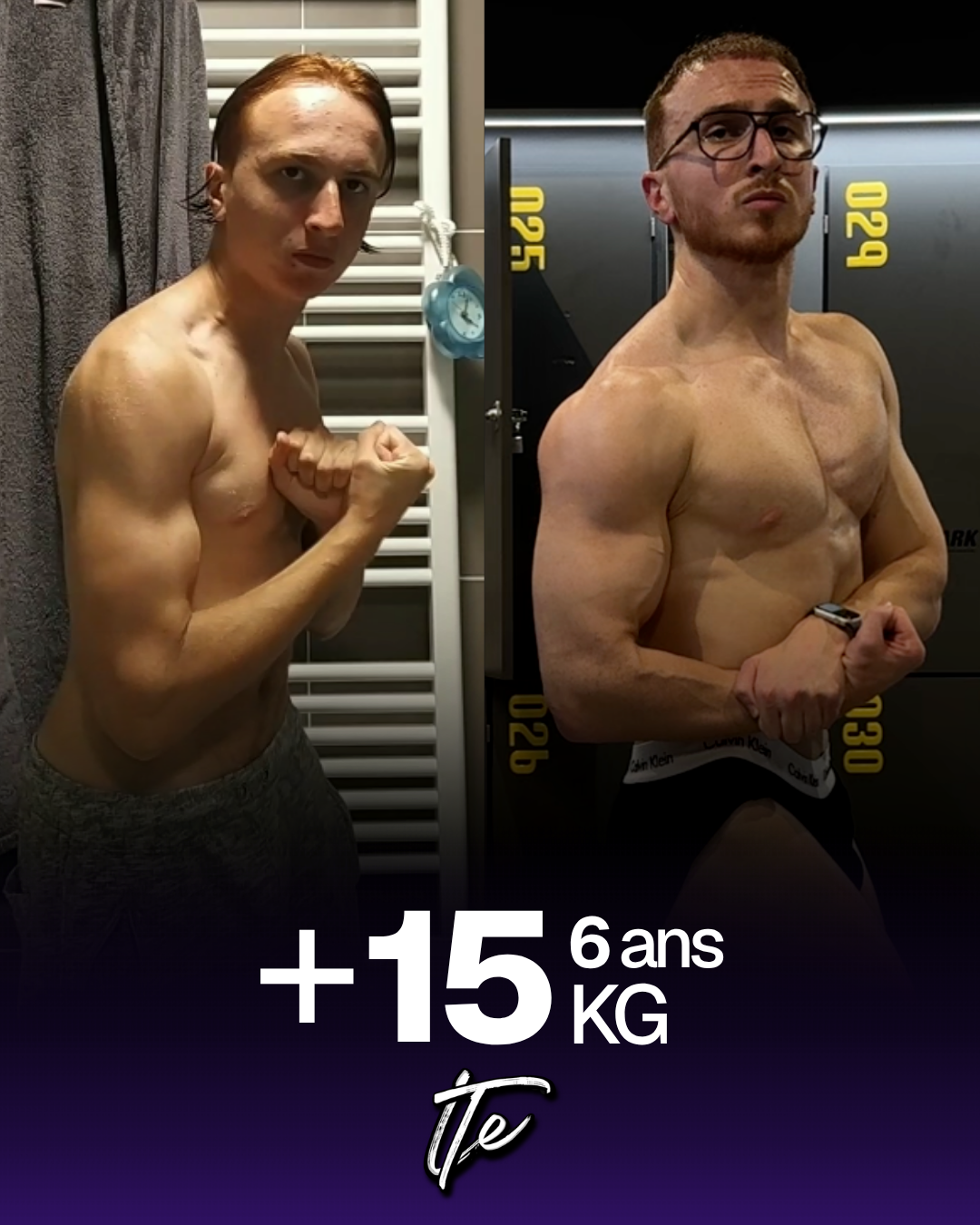 Trystan — avant/après +15kg